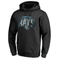 thumbnail image 2 of Men's Black Tampa Bay Rays Arch Smoke Pullover Hoodie, 2 of 3
