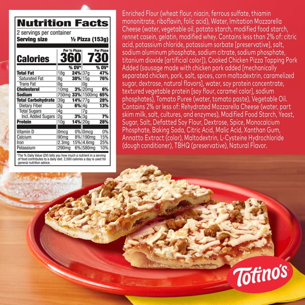 Totino' Sausage Pizza | Frozen fry supplies - Walmart Business
