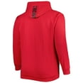 thumbnail image 3 of Men's Red Chicago Blackhawks Big & Tall Fleece Pullover Hoodie, 3 of 3