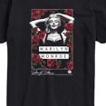 thumbnail image 3 of Marilyn Monroe - Rose Portrait Short Sleeve Graphic T-Shirt, 3 of 5