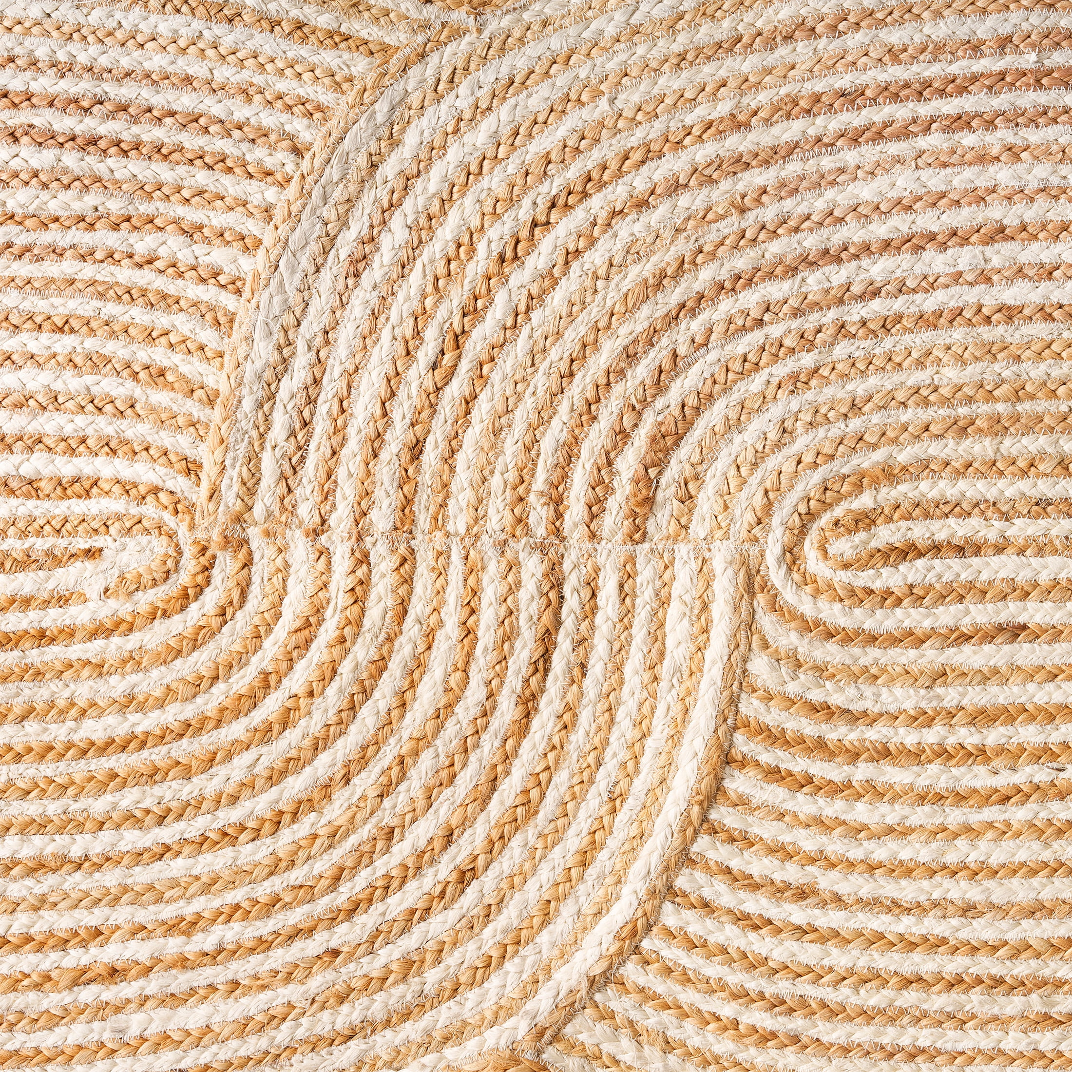 Beautiful Natural Braided Jute Indoor Scatter Rug by Drew Barrymore