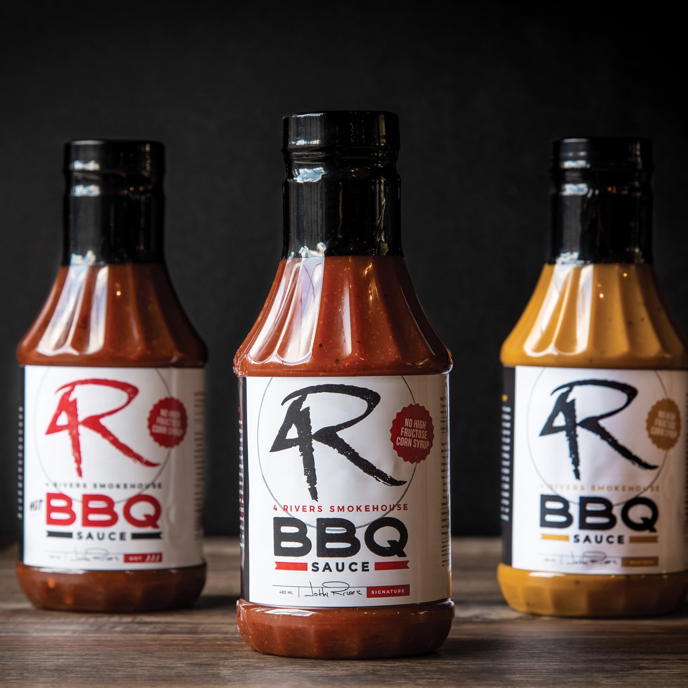 (2 pack) 4 Rivers Hot BBQ Sauce - 16 fl oz