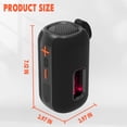 thumbnail image 7 of Dammyty Portable Bluetooth Speaker, IP67 Waterproof Speaker with Loud Sound, Deep Bass, Wireless Stereo Pairing, Bluetooth 5.3, for Home/Outdoor/Party/Beach, 7 of 7