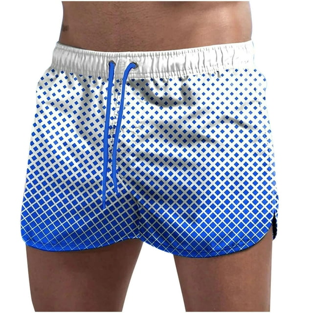 SDNall Mens Swimming Trunks Mens and Womens Five-Point-Drying Drawstring Printing Breathable Sports Surfing Seaside Vacation Beach Trunks Swimming Trunks Swimming Trunks Men