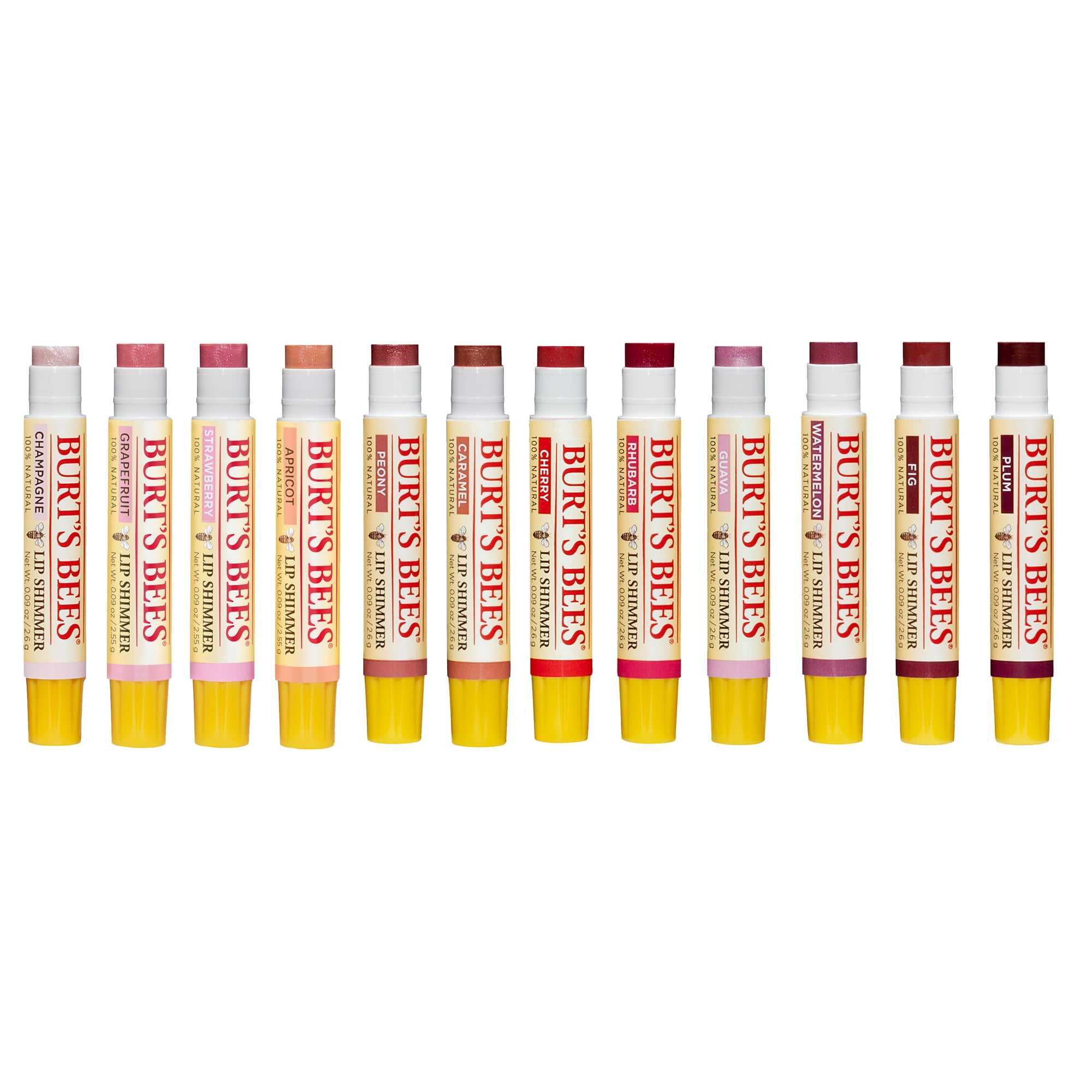 Burt's Bees 100% Natural Moisturizing Lip Shimmer, Caramel - 1 Tube
