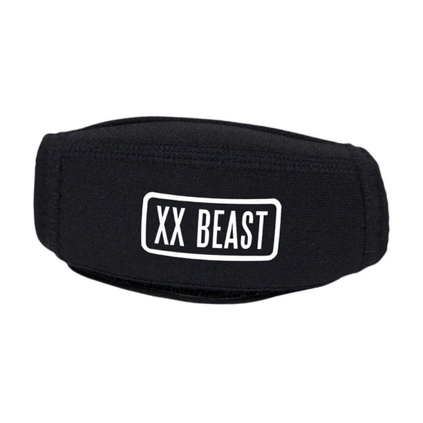 Funda protectora para la barbilla del casco de fútbol americano, correa acolchada, accesorios para casco, resistente a impactos Negro
