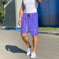 thumbnail image 6 of Honeii Purple Glitter Print Men's Pajama Sleepwear Shorts - a comfy pajama bottom and lounge short for Relaxed Home Wear-4X-Large, 6 of 6