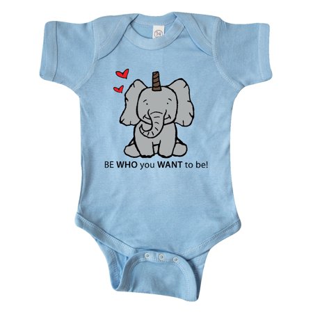 

Inktastic Be Who you Want to be Gift Baby Boy or Baby Girl Bodysuit