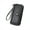 Classic Black, variant on Women's Leather RFID Blocking Wristlet Wallet - Large Capacity Purse with Wrist Strap