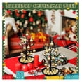 thumbnail image 4 of Festive Gumdrop Tree Christmas Nostalgic Gum Drops Artificial Tree for Table Centerpiece Christmas Decorations for Display Ornament Candy Themed Party Supplies Xmas(Black), 4 of 6
