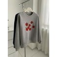 thumbnail image 6 of Embroidered Custom Pullover Fleece Sweatshirt for Women, Loose Fit, Thick and Warm Coat, 6 of 6