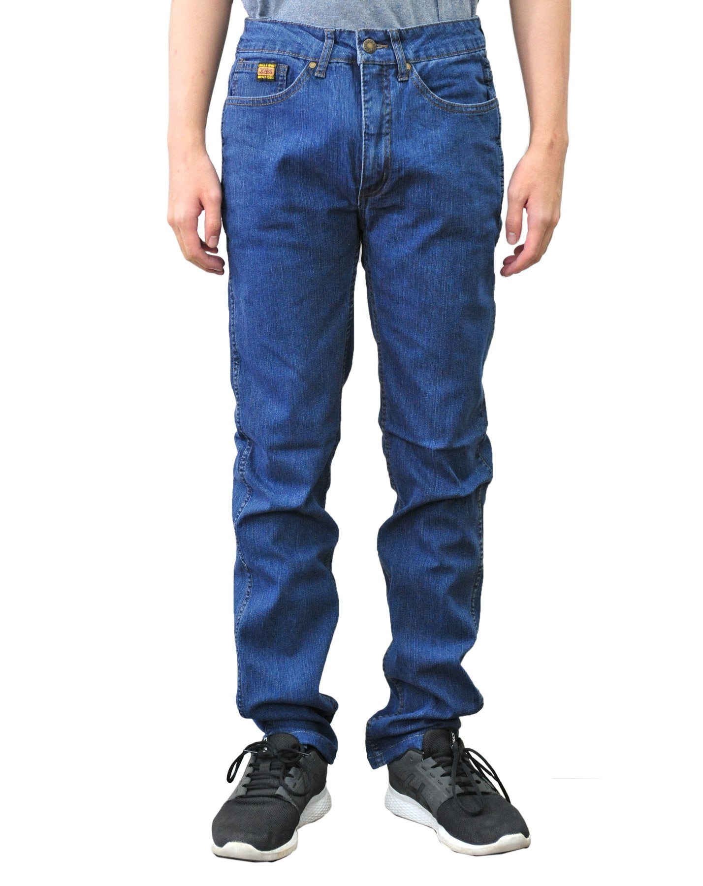 Caesar Mens Skinny Stretch Jeans Slim 