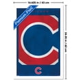thumbnail image 3 of MLB Chicago Cubs - Logo 25 Wall Poster, 14.725" x 22.375" Framed, 3 of 5