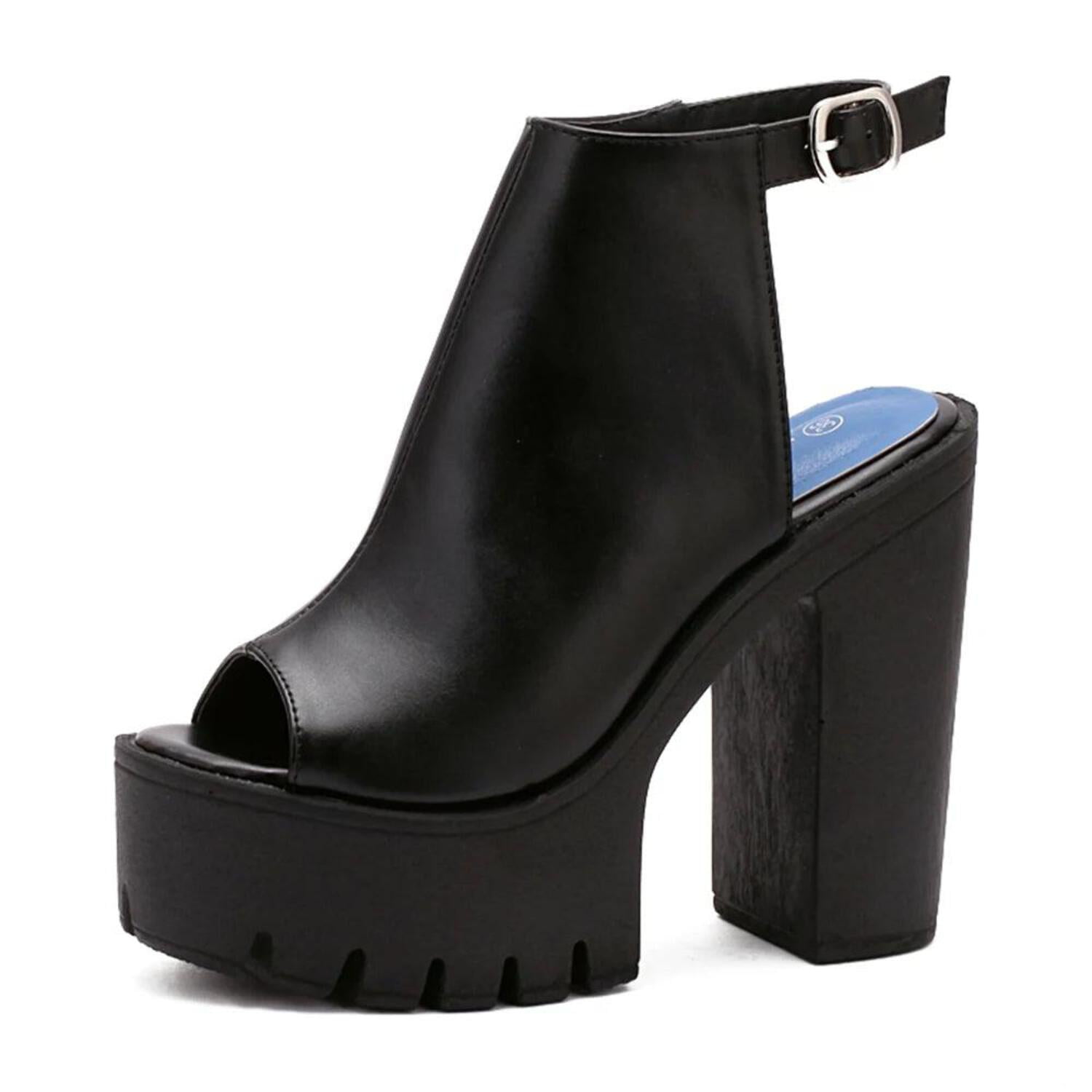 Peep toe platform slingback hotsell