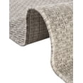 thumbnail image 4 of Unique Loom Outdoor Solid Collection Area Rug (10' Round Beige/Ivory), 4 of 11