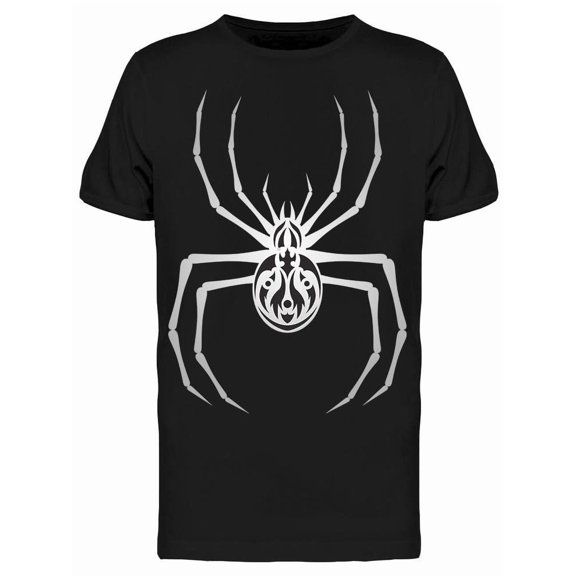 Patterned White Spider Design Tee Men's -Image by Shutterstock