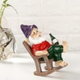 thumbnail image 5 of Statue de Nain de Jardin, Décorations Extérieures Peintes à la Main, Cadeaux Parfaits pour Famille et Amis, Figurine en Résine Résistante aux Intempéries, Design Accrocheur, 5 of 5