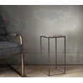 thumbnail image 2 of Genuine Marble Top Antique Bronze Finish Metal End Table - Medium, 2 of 4