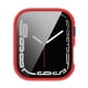 thumbnail image 5 of Funda rígida de PC de vidrio templado para Apple Watch Series 8 7 6 5 4 SE (Rojo) WDOplteas Para estrenar, 5 of 9