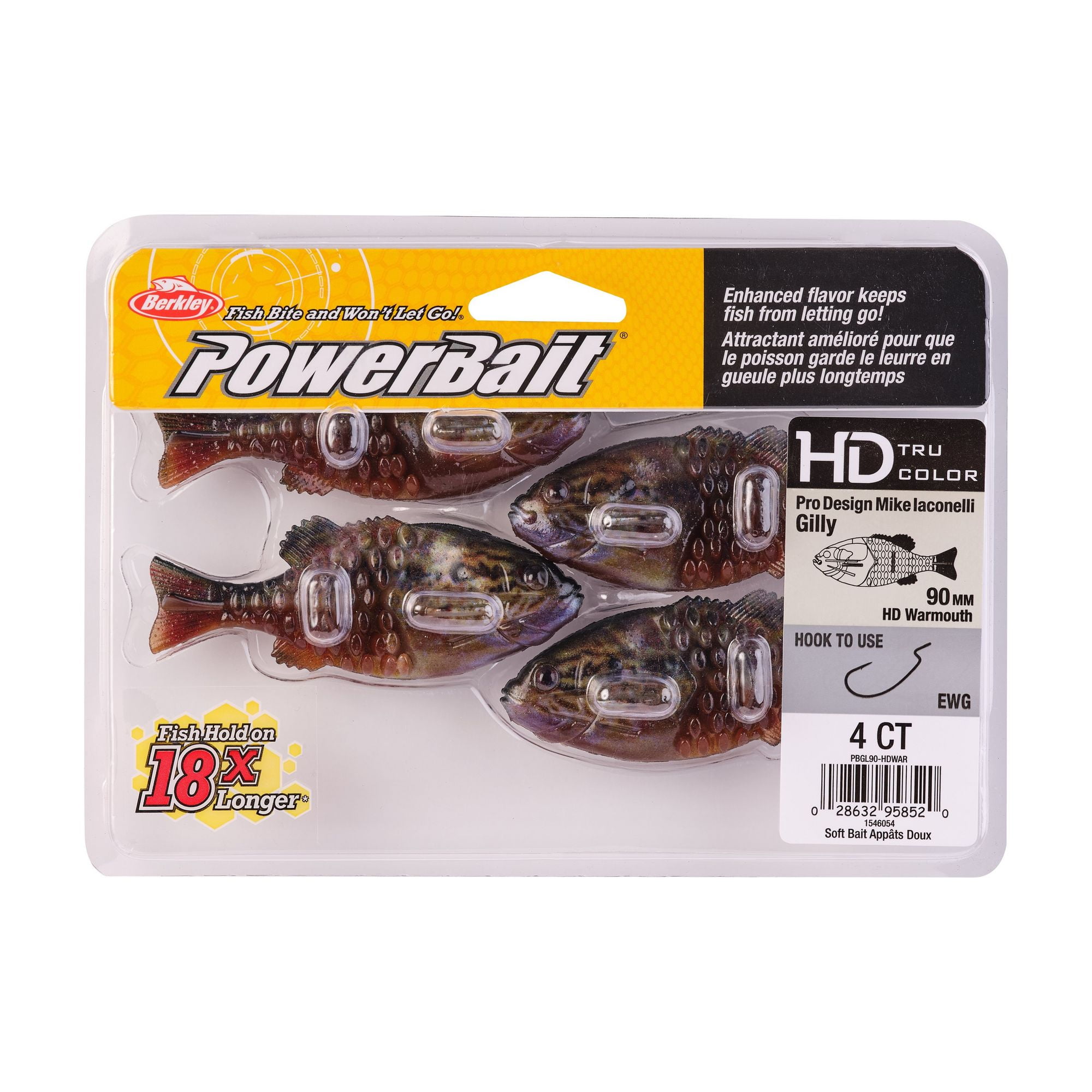 Berkley PowerBait® Gilly Soft Bait - HD Pumpkinseed 