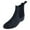 Black, variant on CTM  Solid Color Waterproof Ankle Rain Boots (Women)