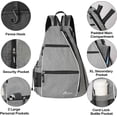 thumbnail image 3 of Pickleball bag, adjustable pickleball, racketball bag, hanger water bottle holding backpack, 3 of 4
