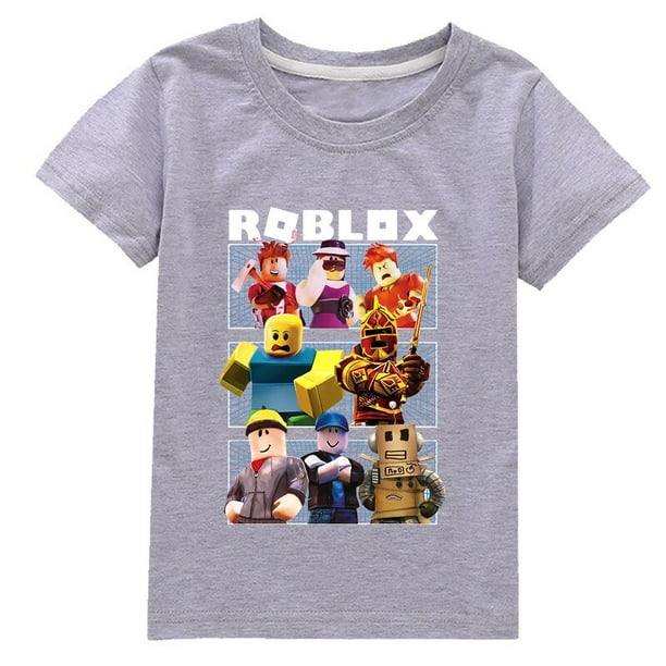 ROBLOX Camiseta de manga corta bidimensional para ninos y ninas ropa de moda periferica de juego algodon fino nuevo
