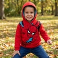 thumbnail image 2 of Marvel Avengers Spider-Man Big Boys Fleece Pullover Hoodie Toddler to Big Kid, 2 of 5