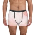 thumbnail image 1 of Balery Pink Marble Calzoncillos bóxer para hombre, ropa interior de algodón suave y transpirable con cinturilla de nailon-X-Large, 1 of 5