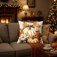 thumbnail image 5 of Hometravel Thanksgiving Pillow Cover, Fall Pumpkin Pattern Cushion Case, Seasonal Decorative Pillow Protector with Hidden Zipper, 5 of 6