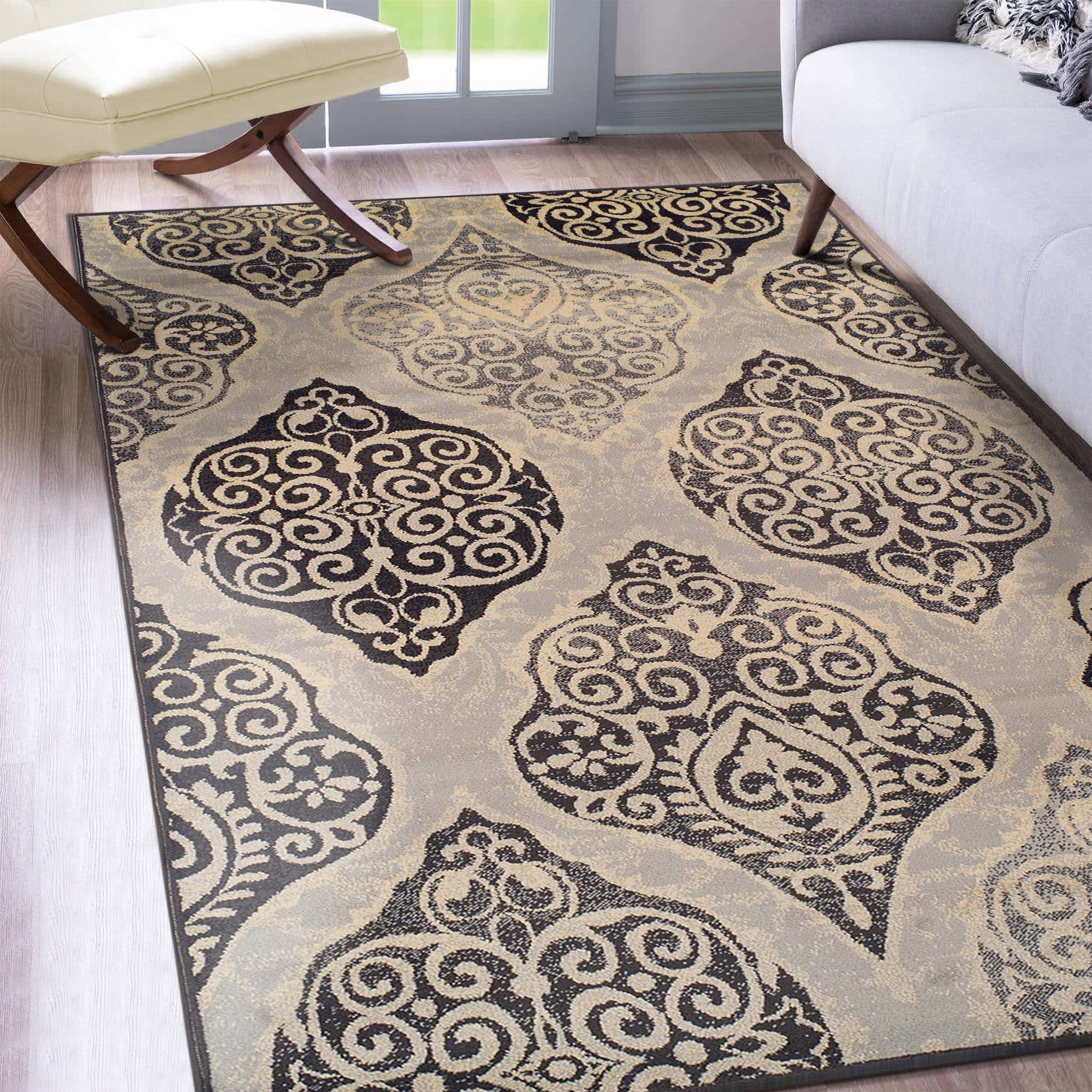 Impressions Jessi Traditional Medallion Indoor Area Rug