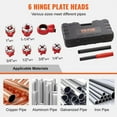 thumbnail image 3 of VEVOR Ratchet Pipe Threader Kit, 1/4" NPT - 1-1/4" NPT Manual Ratcheting Pipe Threader, Portable Pipe Threading Tool Set with 6PCS NPT Dies, 3 of 10