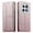 Pink, variant on RFID Blocking Wallet Case for Xiaomi POCO M8 5G Magnetic Leather Flip Cover with Stand Green
