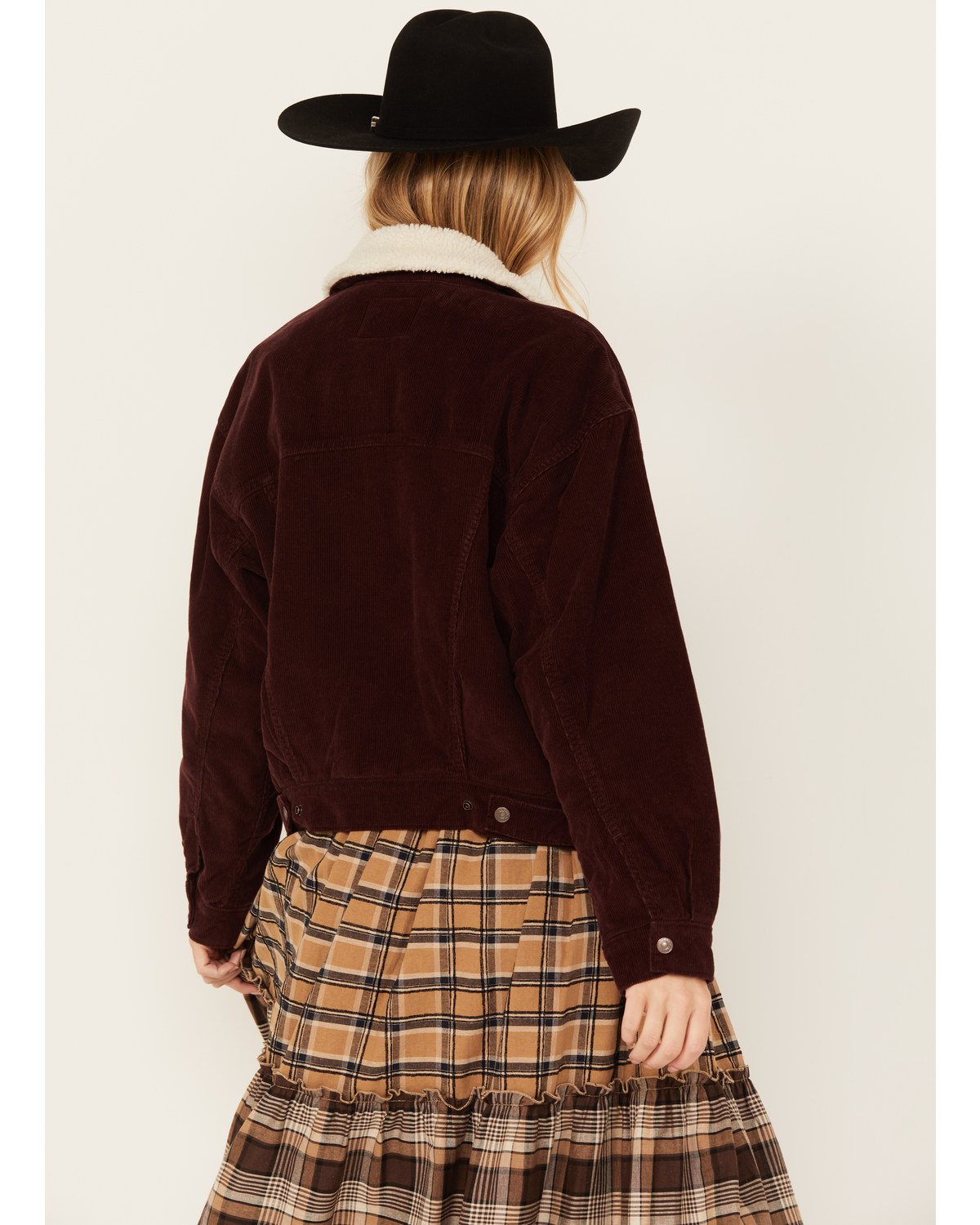 Levi's Women's 90'S Corduroy Sherpa Trucker Jacket Chocolate X