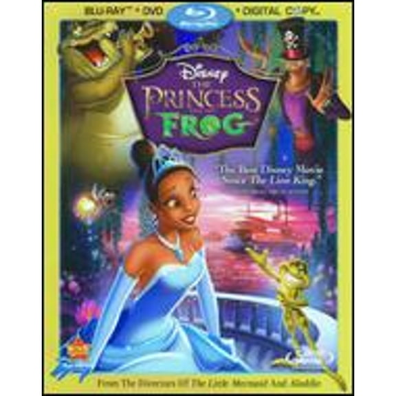 Pre-Owned The Princess and the Frog [3 Discs] [Blu-ray/DVD] (Blu-Ray 0786936795349) directed by John Musker, Ron Clements