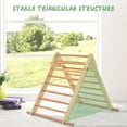 thumbnail image 5 of OLAKIDS Climbing Toys for Toddlers, 3 in 1 Foldable Kids Wood Montessori Pikler Climber Ladder with Ramp, Slide for Gym Playground, Baby Indoor Climb Play Structure Activity Set (Natural), 5 of 9