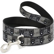 Buckle-Down Pet Leash, Dog Leash, Boombox, 4 Feet Long 1.0 Inch Wide