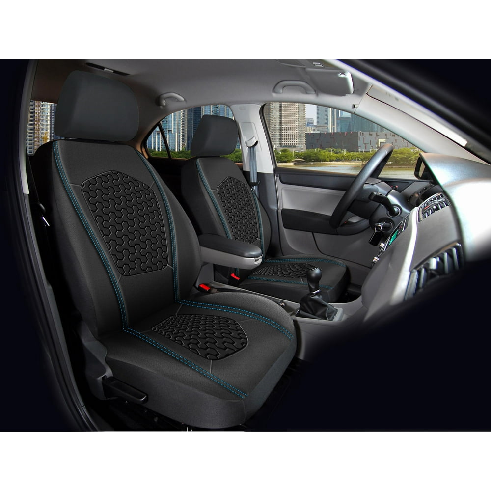 Auto Drive 2pc Low Back Gel Cooling Seat Cover Black - Universal Fit ...