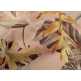 thumbnail image 5 of oneOone Cotton Poplin Peach Fabric Floral & Leaves Quilting Supplies Print Sewing Fabric By The Yard 56 Inch Wide, 5 of 6