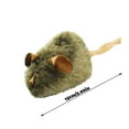 thumbnail image 3 of SugarBloom Intelligent sensing Realistic Plush Mouse Cat Toy - Soft Interactive Chew Toy for Indoor Play, Exercise & Hunting Instinct Stimulation,Green, 3 of 7