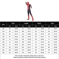 thumbnail image 2 of Disfraz Premium Ropa de cosplay Medias Halloween Slim Fit Vestido de fiesta de superhéroe para niños Kuymtek Rojo*Niño 6-7- años para Niño, 2 of 6