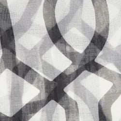 Mainstays Kingswood Ensemble de panneaux de rideaux à œillets transparents solides et imprimés, 4 pièces, noir, 27,5 po L x 84 po L Ensemble de rideaux transparents