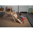 thumbnail image 5 of Avenlur Vicus - Wood Triangle Ladder with Ramp 4-in-1 Foldable Triangle Gym Ladder, Slide, Rock Climbing Ramp, Montessori Waldorf Style Arch Playset Climber Toy Structure Playground for Toddlers, Kids, 5 of 10