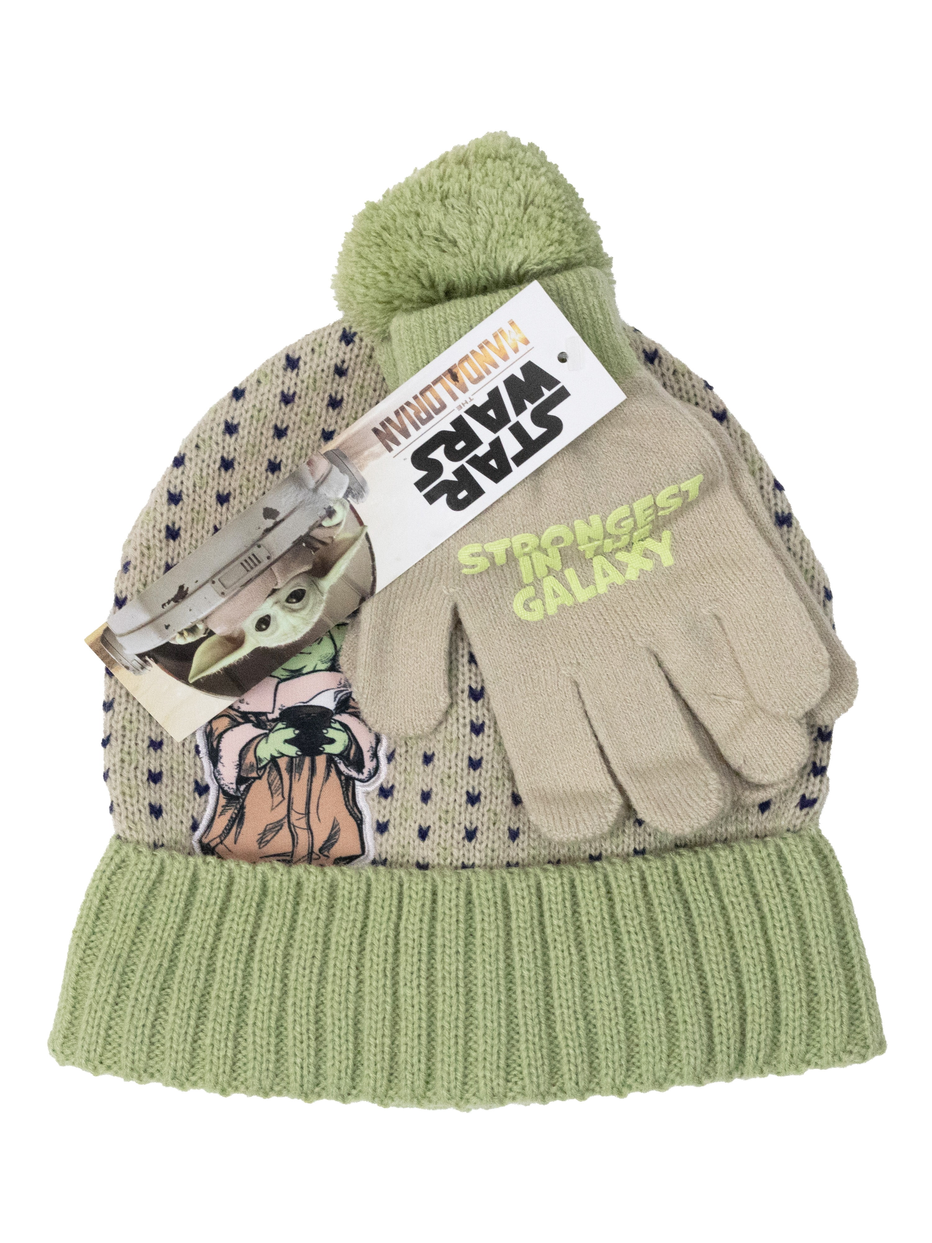 Mandalorian Boys Beanie Hat and Glove Set