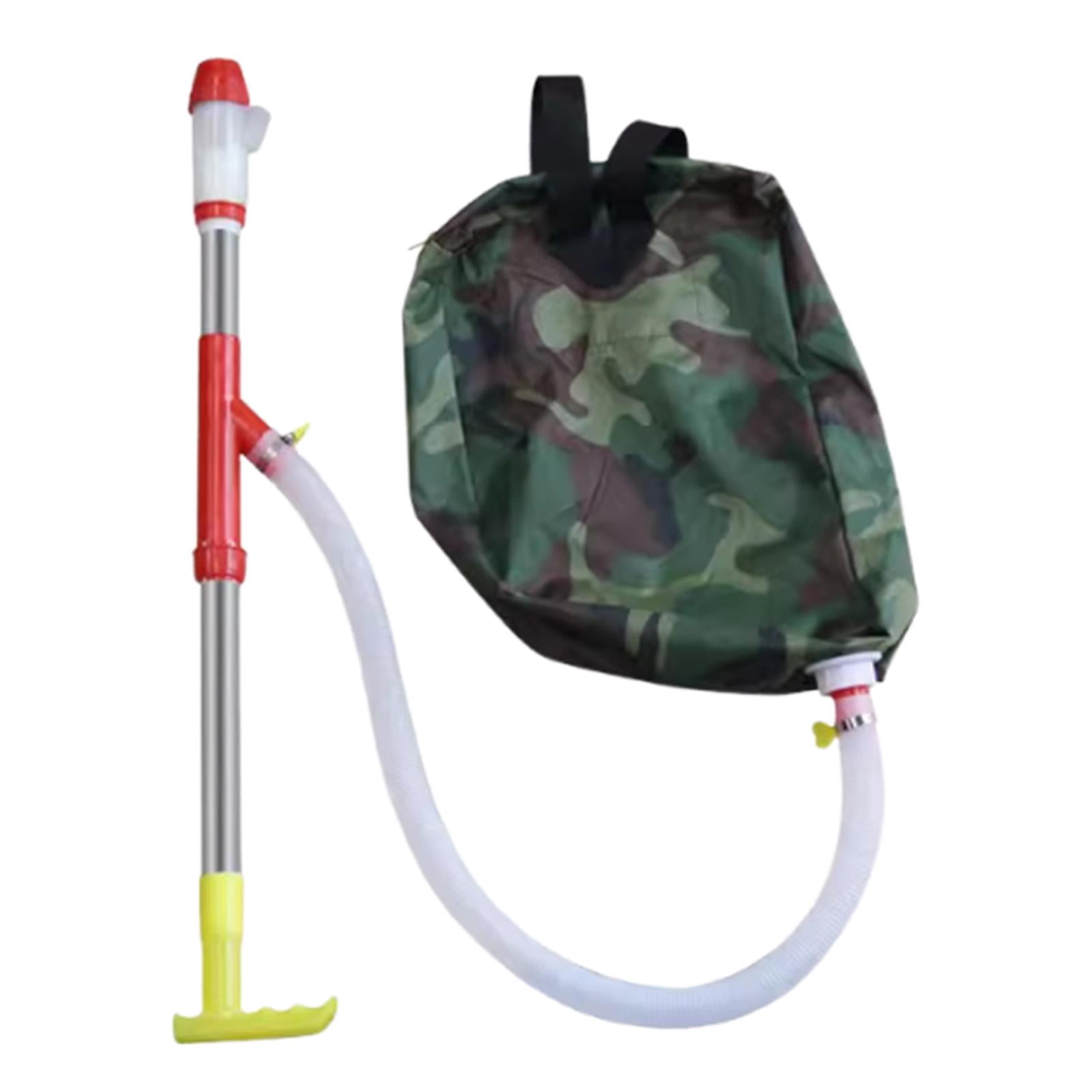CarpNettore Fertilizer Spreader Agricultural Manure Applicator Garden Handheld with Backpack Single Metal Tube