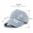 thumbnail image 3 of Prolriy Baseball Cap Hats for Men Women Adjustable Cap Hat Fashion Baseball Men Sun Hop Women Hat Hip Unisex Baseball Caps Trucker Hat Blue, 3 of 5
