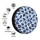 thumbnail image 4 of Fotbe Blue Ink Flowers Funda de Llanta de Repuesto con Estampado, Engrosada, Ajuste Universal para Jeep, Remolque, RV, SUV, Camión-15 inch, 4 of 6