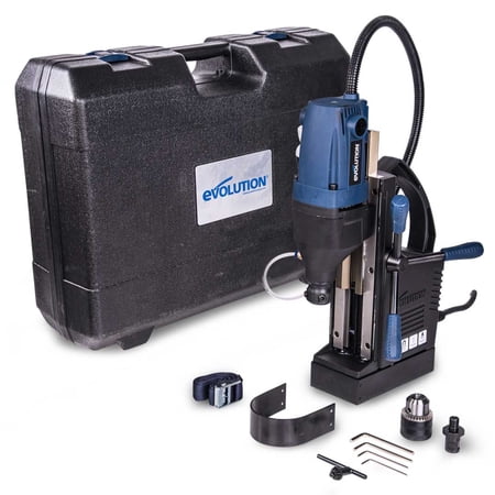 UPC: 0849713087126 | Evolution S28MAG: 1-1/8 In. Magnetic Drill With Carry Case