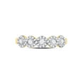 thumbnail image 2 of 14kt Yellow Gold Womens Round Diamond 5-stone Ring 1/2 Cttw, 2 of 4