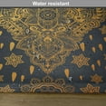 thumbnail image 6 of Ambesonne Mandala Place Mats Set of 4, Boho Paisley Folklore, Standard Size, Charcoal Grey Mustard, 6 of 6